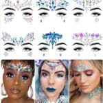 Adesivos Decorativo para o Rosto Face Gems Fantasia Sortido