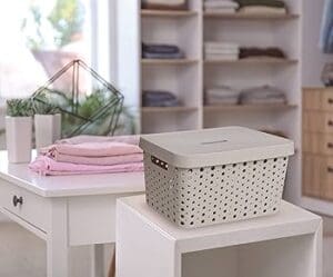 Cesto 17L com Tampa - Usual Utilidades - Imagem 2