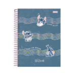 Caderno College 177x240mm 1 Matéria 80 Folhas Stitch - Foroni