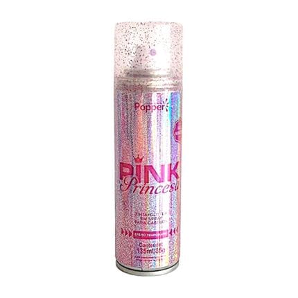Tinta + Glitter Em Spray Pink Princesa Para Cabelo 150ML
