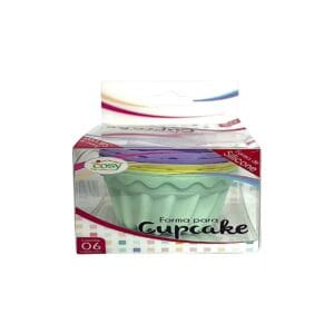 Forma De Silicone Para Cupcake Cosy 6 Unidades