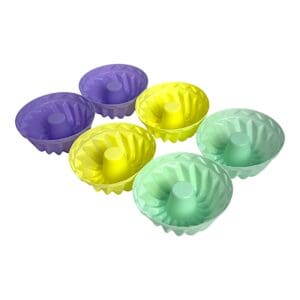 Forma De Silicone Para Cupcake Cosy 6 Unidades - Imagem 2