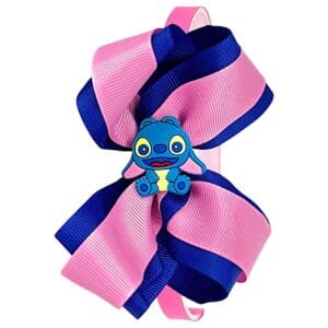 Tiara Infantil Com Laço Do Stitch - Imagem 2