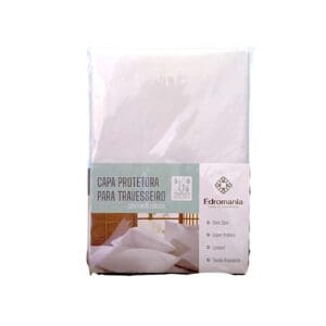 Capa Protetora para Travesseiro com Ziper 100% Poliéster 50x70cm com 1 Peça - Edromania