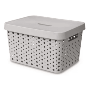Cesto 33L com Tampa - Usual Utilidades