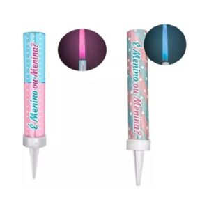 Vela Fonte Chá Revelação - Plim - Imagem 2