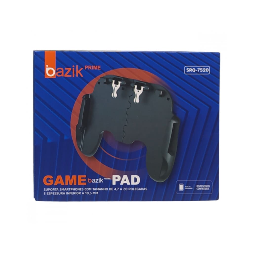 br-11134207-7r98o-lv0gss419yg973 Game Pad: Suporte para Smartphones com Tamanho 4,7 a 7,0 Polegadas - Bazik Prime - Imagem 1