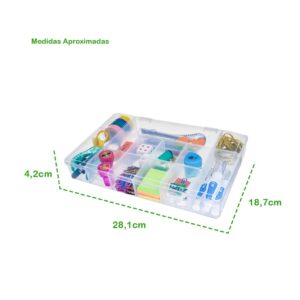 Box Organizador com Divisórias - Usual Utilidades - Imagem 3