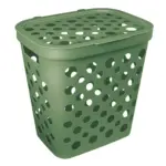 Cesto de Roupa Telado 30L com Tampa - Usual Utilidades