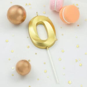 Vela de Aniversário Metallic - Curifest - Imagem 4