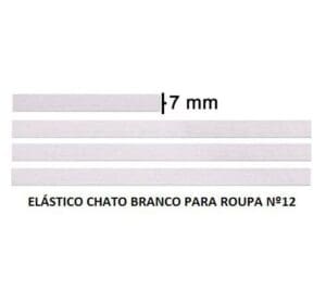 Elástico Chato Para Roupas  Nº12 10 Metros - Imagem 2