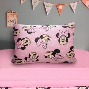 Fronha Infantil de Malha 100% Algodão 48x68cm Disney Mickey e Amigos 1pç - Portallar - Imagem 5