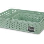 Kit 3 Cestos Organizadores P/M/G - Usual Utilidades