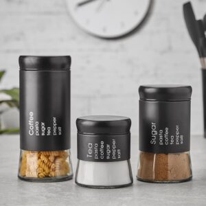 Conjunto de Potes com 3 Peças em Vidro + Aço Inox Will - Dolce Home - Imagem 2