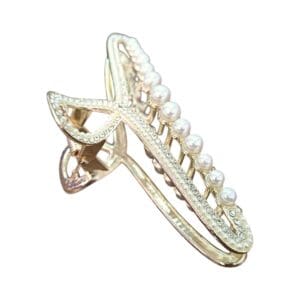 Presilha de Cabelo com Pérolas 11,3x4,5x4cm - FWB - Imagem 5