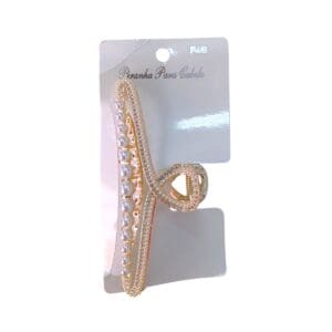 Presilha de Cabelo com Pérolas 11,3x4,5x4cm - FWB - Imagem 4