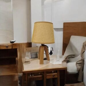 Abajur de Mesa Tripé Decorativo 18x18x28,5cm Sortido - Imagem 2