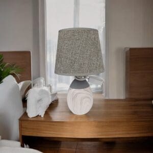 Abajur de Mesa de Porcelana 18x28x28cm Sortido - Imagem 2