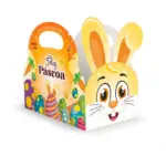 Cesto de Coelho de Páscoa Ninho Papel Cartão Ref.:PS16 - JR Embahlagem