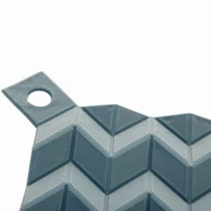 Descanso de Panela de Silicone Quadrado com Relevo 16x16cm - Imagem 3