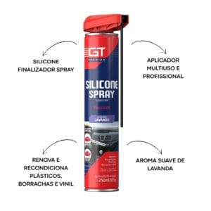 Silicone Spray Finalizador com Aroma de Lavanda 250ml/125g - GT Premium - Imagem 4