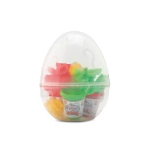 Brinquedo Ovo com 3 Potes de Massinha e 6 Forminhas Diver Dinos - Divertoys - Imagem 4