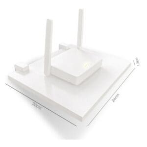 Prateleira de Madeira Porta Modem 1,2x20x24cm Utilitá Me Leve - Prat-K - Imagem 3