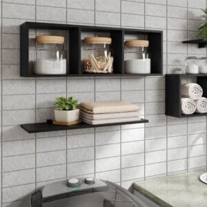 Kit com 3 Prateleiras de Madeira 1,2x20x40cm Concept Me Leve - Prat-K - Imagem 4