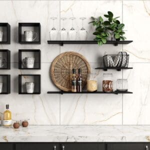 Kit com 3 Prateleiras com Suporte 1,2x20x60cm Concept Me Leve - Prat-K - Imagem 4