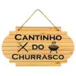 Placa Decorativa para Churrasqueira - Toquinho JR