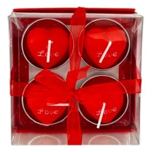 Kit de Velas Aromáticas em Formato de Coração - Imagem 2