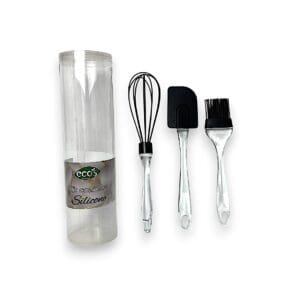 Kit Cozinha de Silicone com Espátula, Pincel e Fouet - Eco's Houseware - Imagem 6