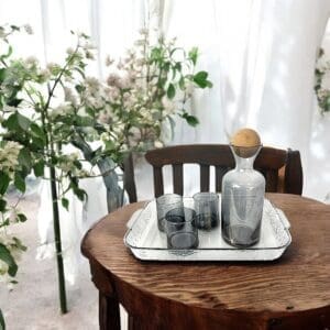 Bandeja Decorativa de Acrílico 41x26x5cm FJ90132 - Imagem 2