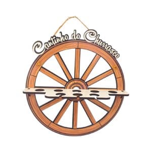 Porta Espeto Roda Cantinho do Churrasco - Toquinho JR