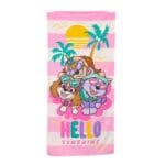 Toalha de Banho Felpuda Estampada Patrulha Canina Menina 60x120cm - Lepper