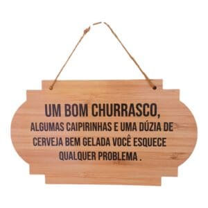 Placa Decorativa para Churrasqueira - Toquinho JR - Imagem 9