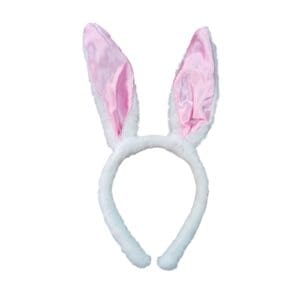 Kit Acessórios de Coelhinho Branco para Festa 3 Peças - Imagem 2
