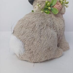 Coelho Decorativo de Poliéster e Isopor para Páscoa 20x30cm - Rio Tijucas - Imagem 2