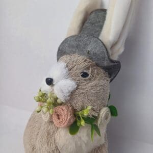 Coelho Decorativo de Poliéster e Isopor para Páscoa 20x30cm - Rio Tijucas - Imagem 3