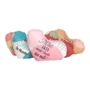 Mini Almofada de Coração em Poliéster Dia das Mães Sortido - Interponte - Imagem 3