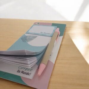 Kit 2 Blocos de Anotação Autoadesivo com 40 Folhas e 1 Caneta Dia das Mães - Interponte - Imagem 2