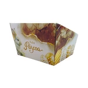 Cesta de Páscoa Quadrada Tamanho M 17x12,5x8 - JR Embahlagem - Imagem 4