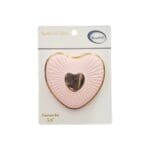 Espelho de Bolso com Formato de Coração Tamanho 3,6" Sortido - Interponte