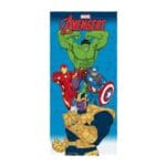 Toalha de Banho Felpuda Estampada Vingadores 60x120cm - Lepper