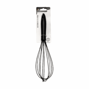 Batedor de Claras/Fouet de Silicone 30cm Linha Black - 123Útil