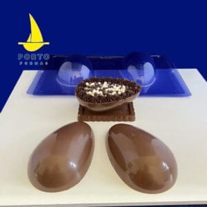 Formas Especiais para Chocolate 3 Partes Ovos Lisos 100g - Porto Formas - Imagem 2