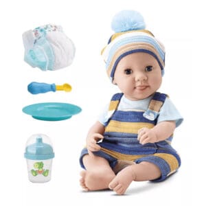 Boneca Brincar de Papinha Diver New Born - Divertoys - Imagem 4
