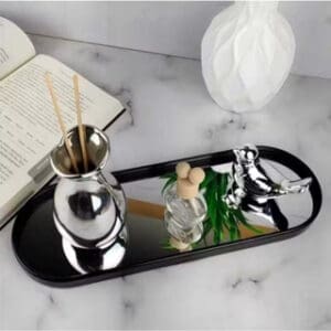 Bandeja Espelhada Decorativa 30x12cm - Wincy Casa - Imagem 3