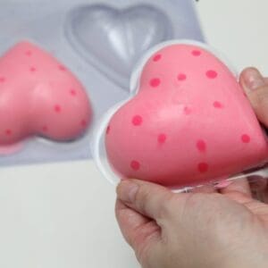 Forma de Acetato Formato de Coração Liso 200g - Porto Formas - Imagem 4