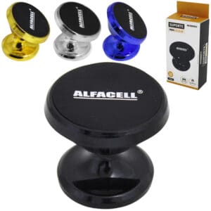 Suporte Para Celular 360° Com Imã Para Carro ALFACELL - Imagem 2